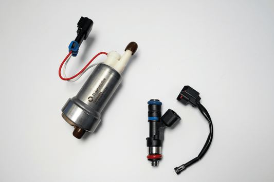 1000 CC/95LB FUEL INJECTORS 8 Each W/Delphi Adapters AND HELCAT + 535LPH or 525LPH FUEL PUMP W/ INSTALL KIT (1999 - 2008 GM Truck) - Richard Holdener Performance
