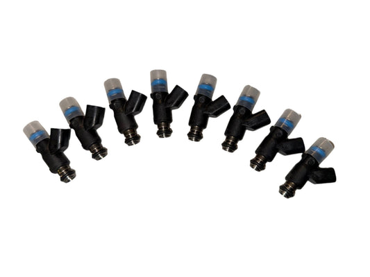 50lb/hr OEM GM 12613412 Flex Fuel Injectors - Set of 8 fits 2008 - 2013 GM Truck / SUV - Richard Holdener Performance
